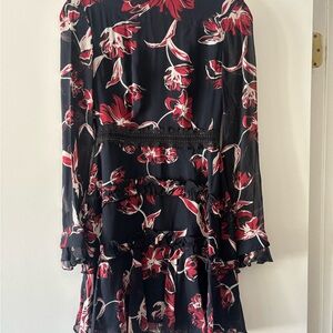 NICHOLAS Black Floral Dress